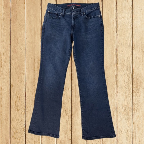 Lucky Brand Denim - Lucky Brand Women's Bootcut Jeans Size 8 / 29 Dark Wash Denim Flared Leg Y2K